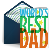 World's Best Dad card image