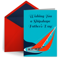 Shipshape Father's Day card image