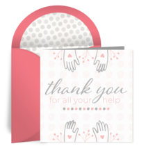 Thank You For Your Help card image