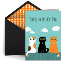 Cat Dad card image