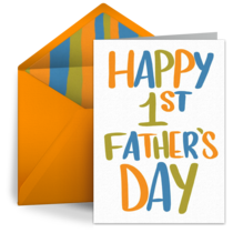 1st Father's Day card image