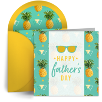 Father's Day Pineapples card image