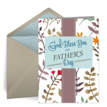 Religious Father's Day card image