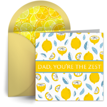 Dad, You're the Zest card image
