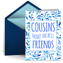 National Cousins Day | Jul 24 card image