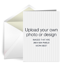 Upload - White Envelope card image