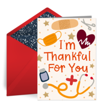 Medic Thankful For You card image