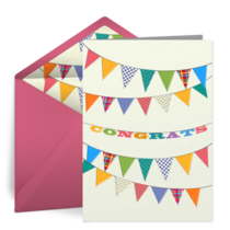 Congrats Colorful Banner card image