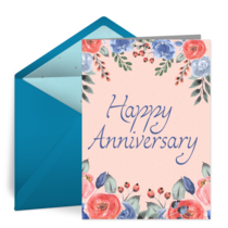 Anniversary Bouquet Flowers card image